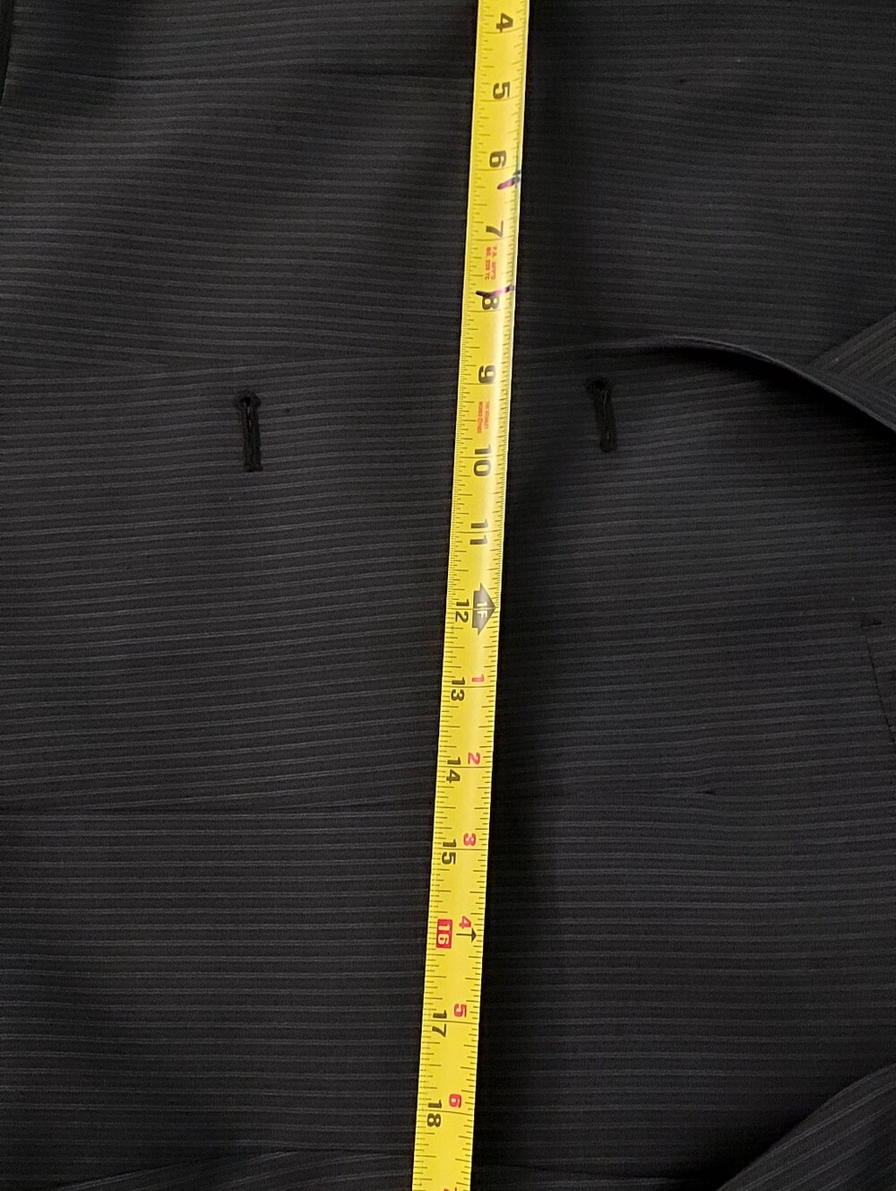 Calvin Klein Black Pinstripe Suit - Picture 6 of 14